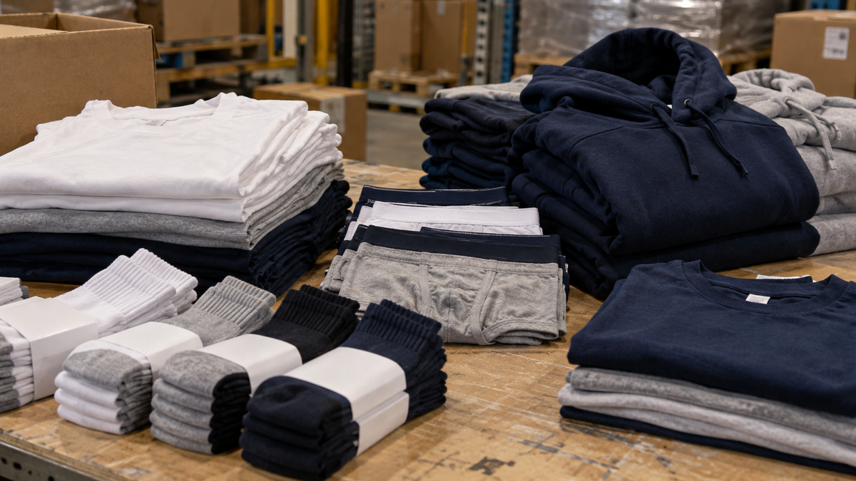 Where nonprofits can buy socks, underwear, T-shirts, and hoodies in bulk