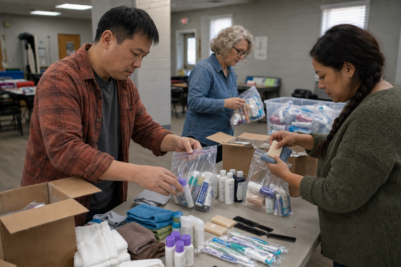 Hygiene distribution