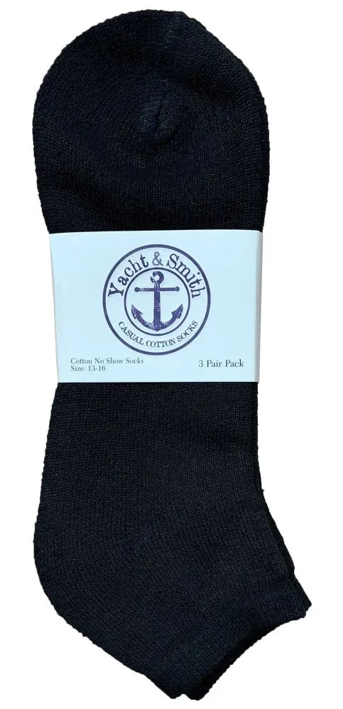 Mens Cotton King Size No Show Ankle Socks Size 13-16