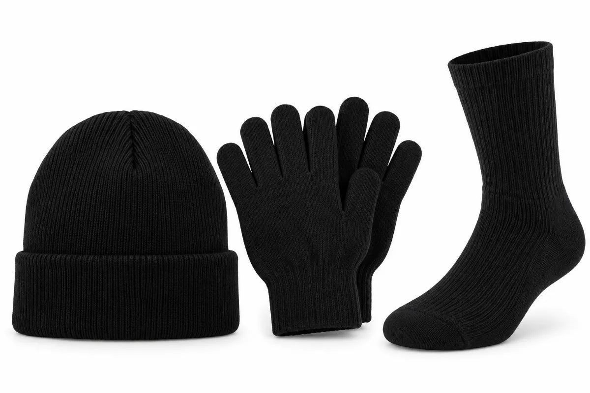Winter Bundle Care Kit, For Men Includes Socks Beanie And Glove