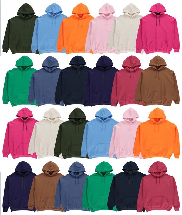 Mens Assorted Color Cotton Hoodies