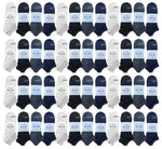 Mens Poly Blend Light Weight No Show Ankle Socks