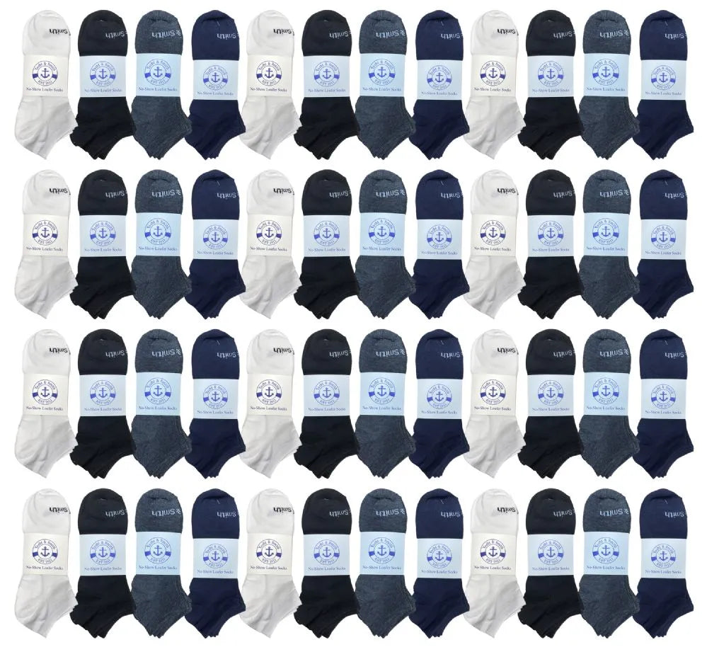 Mens Poly Blend Light Weight No Show Ankle Socks