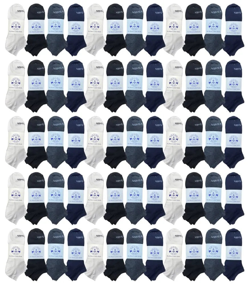 Women's Poly Blend Light Weight No Show Ankle Socks