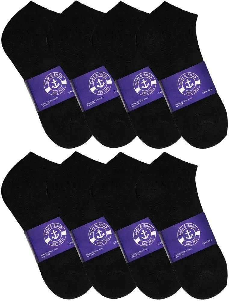 Mens Cotton No Show Ankle Socks Size 10-13