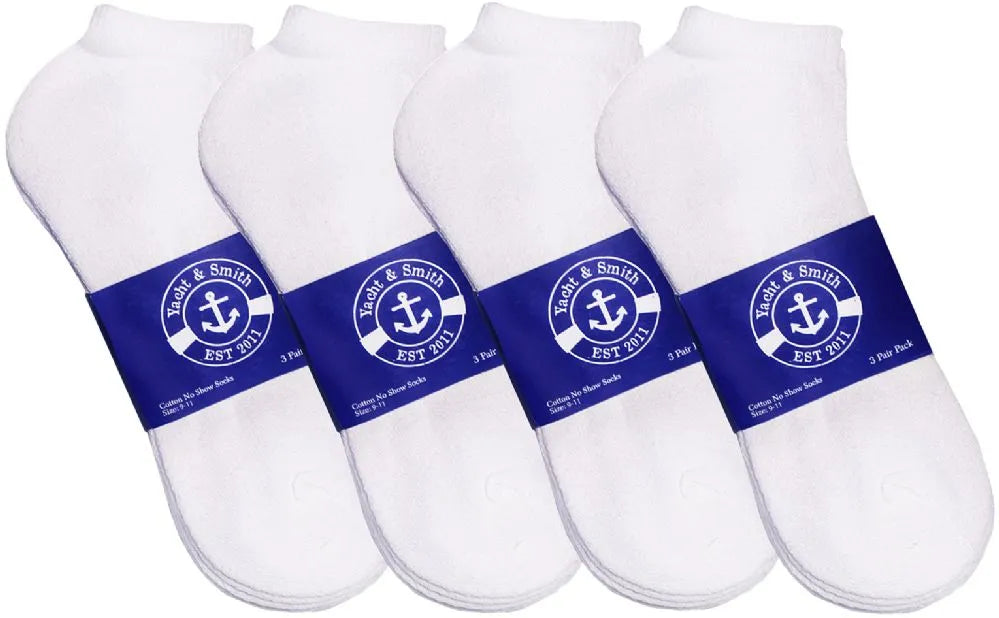 Womens Cotton No Show Socks Size 9-11