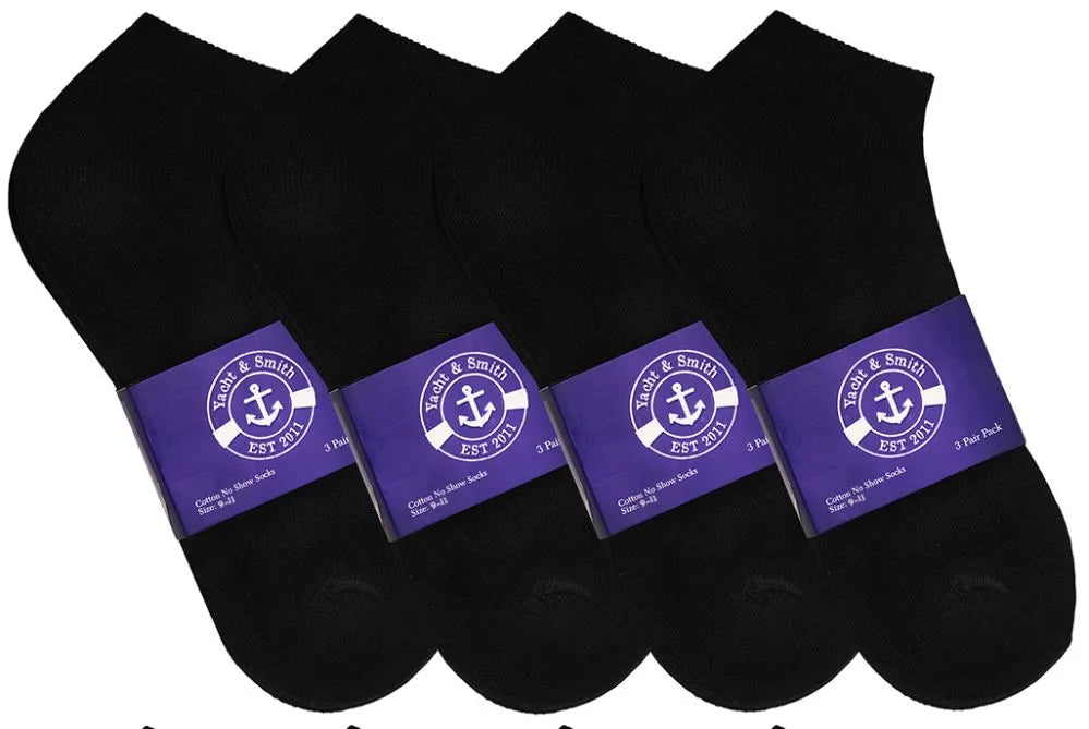 Womens Cotton No Show Socks Size 9-11