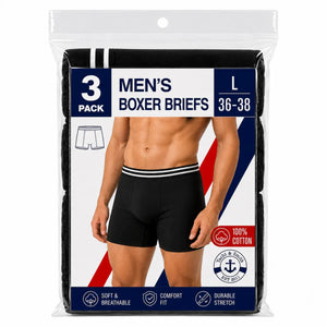 Mens Assorted Color Boxer Briefs