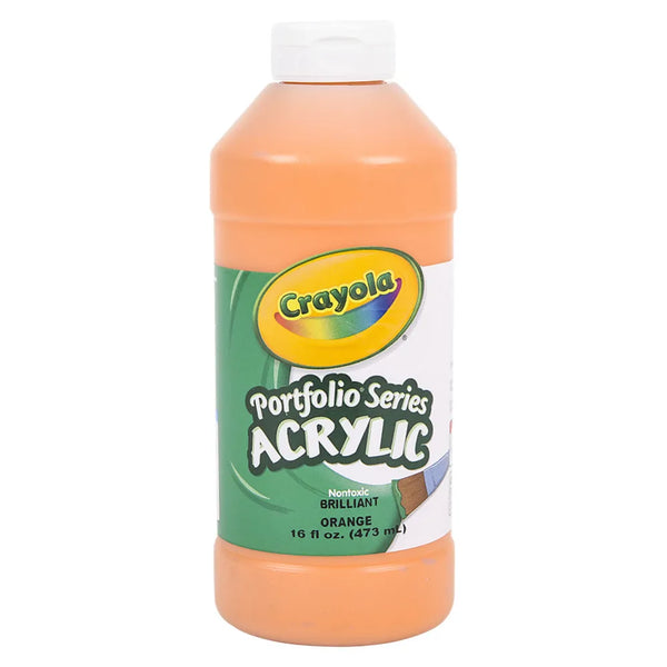 Crayola Acrylic Paint Bottle 16oz Orange
