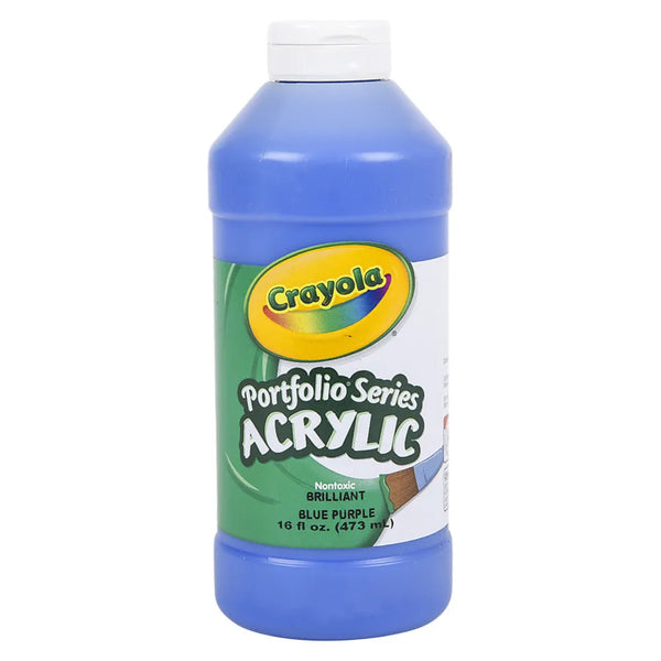 Crayola Acrylic Paint Bottle 16oz Blue Purple
