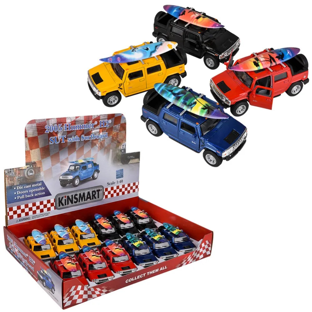 5-die-cast-pull-back-2005-hummer-h2-sut-with-surfboard-615041_615041