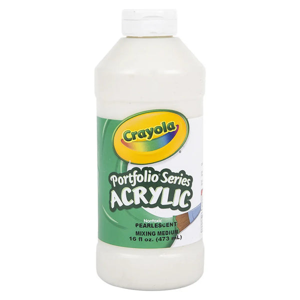 Crayola Acrylic Paint Bottle 16oz Pearlescent Medium