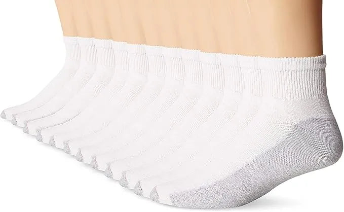 Hanes Mens Ankle Socks Size 10-13 Shoe Size 6-12