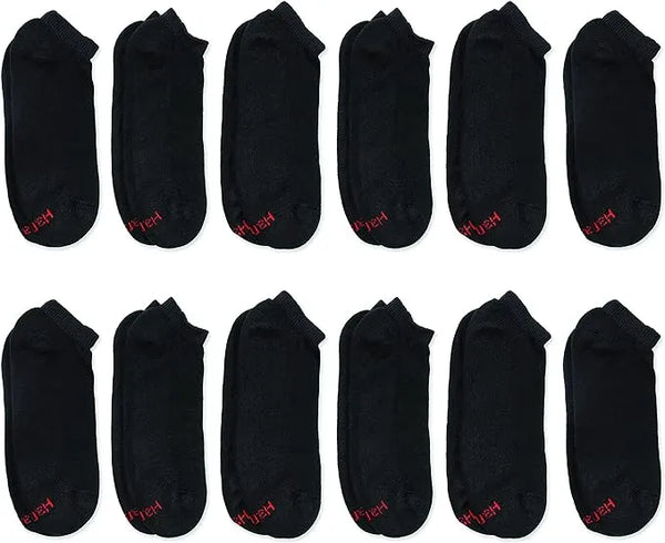 Hanes Mens Low Cut Ankle Socks Size 10-13 Shoe Size 6-12