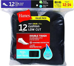 Hanes King Size Mens Low Cut Ankle Sock Size 13-15 Shoe Size 12-14