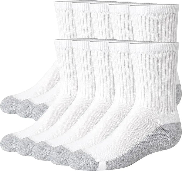 Unisex Kids Hanes Crew Socks