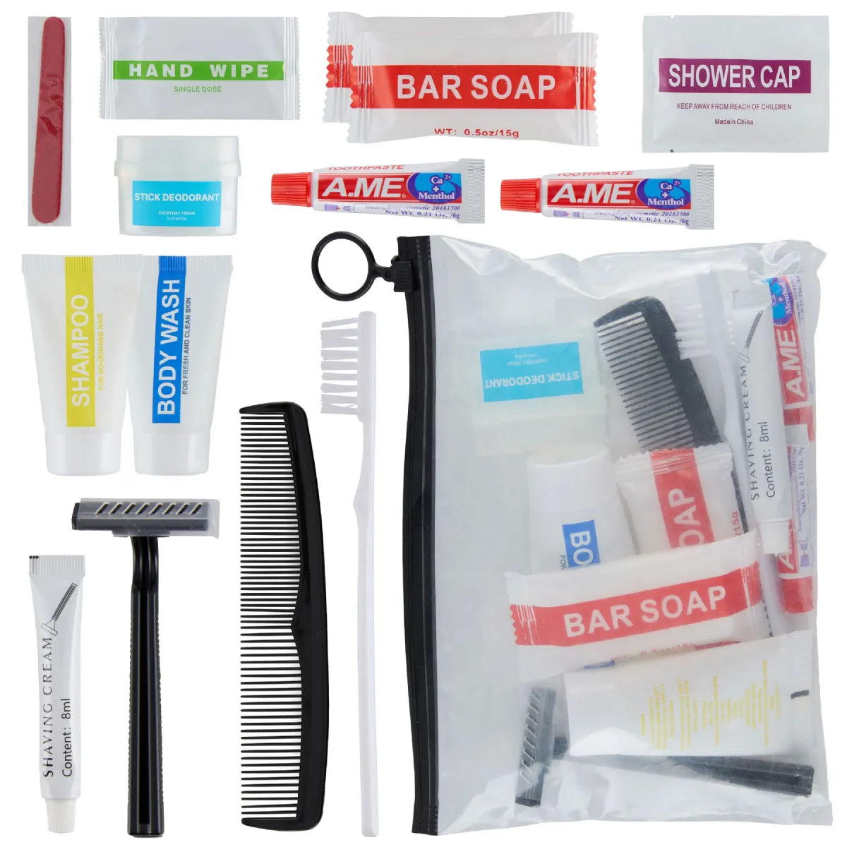 15 Piece Hygiene Kit