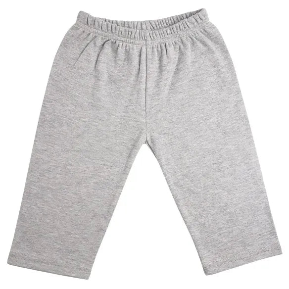 Heather Grey Interlock Sweat Pants for Babies