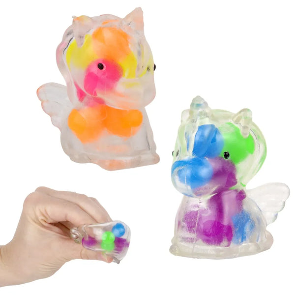 2-inch Squeezy Bead Unicorn