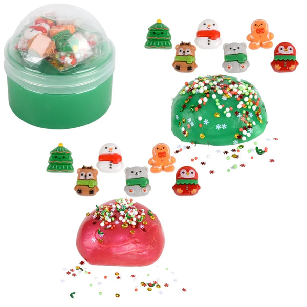 3.25-inch Christmas MiX-In Slime 6ct
