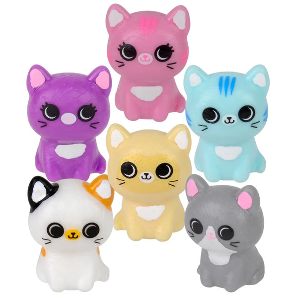 1.1" Mini Squeezy Cat Figurines