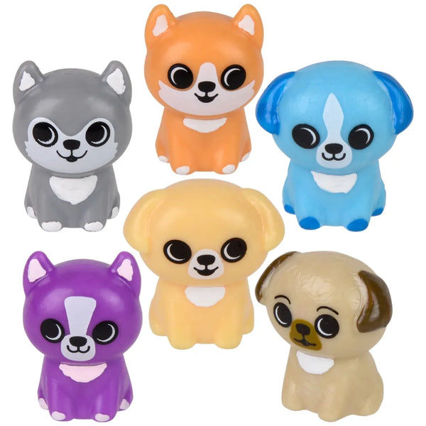 1.1" Mini Squeezy Dog Figurines