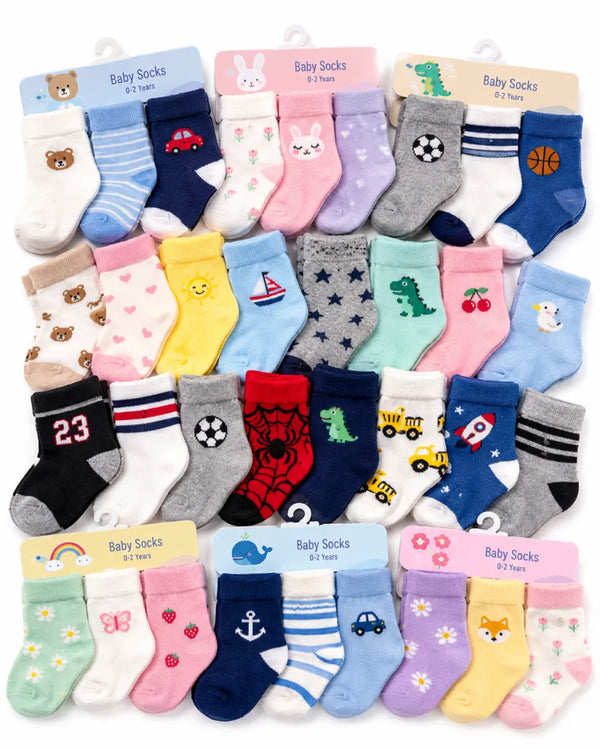 Kids And Toddlers Assorted Socks
