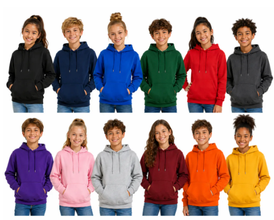 Kids Hoodies Assorted Colors