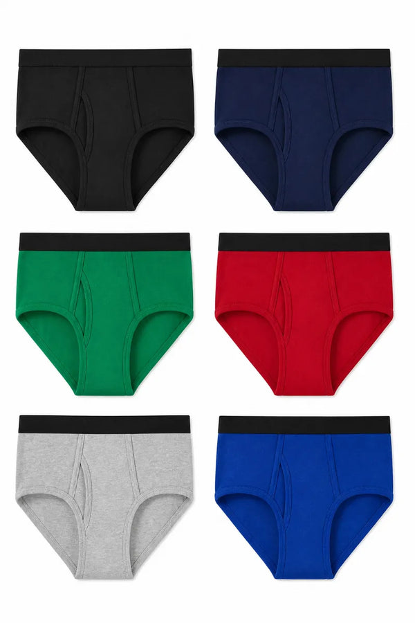 Boys Brief Underwear in Assorted Colors By Size