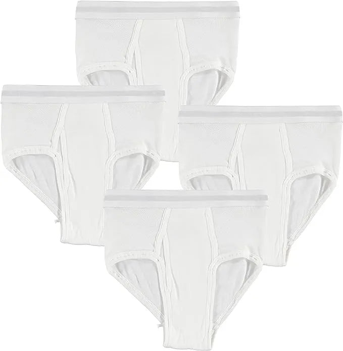 Boys White Brief Underwear