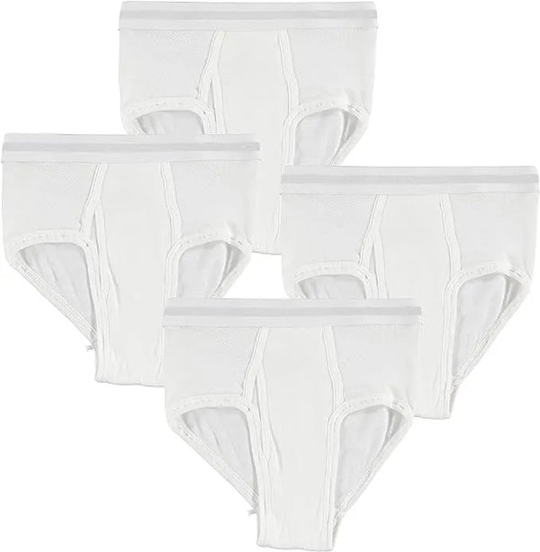 Boys White Brief Underwear