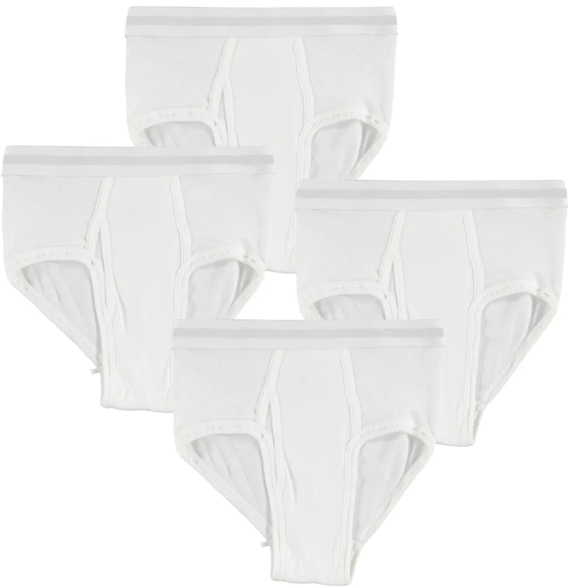 Boys White Brief Underwear