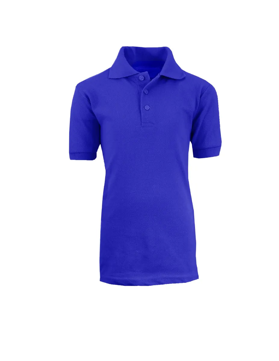 Boys Short Sleeve School Uniform Polos