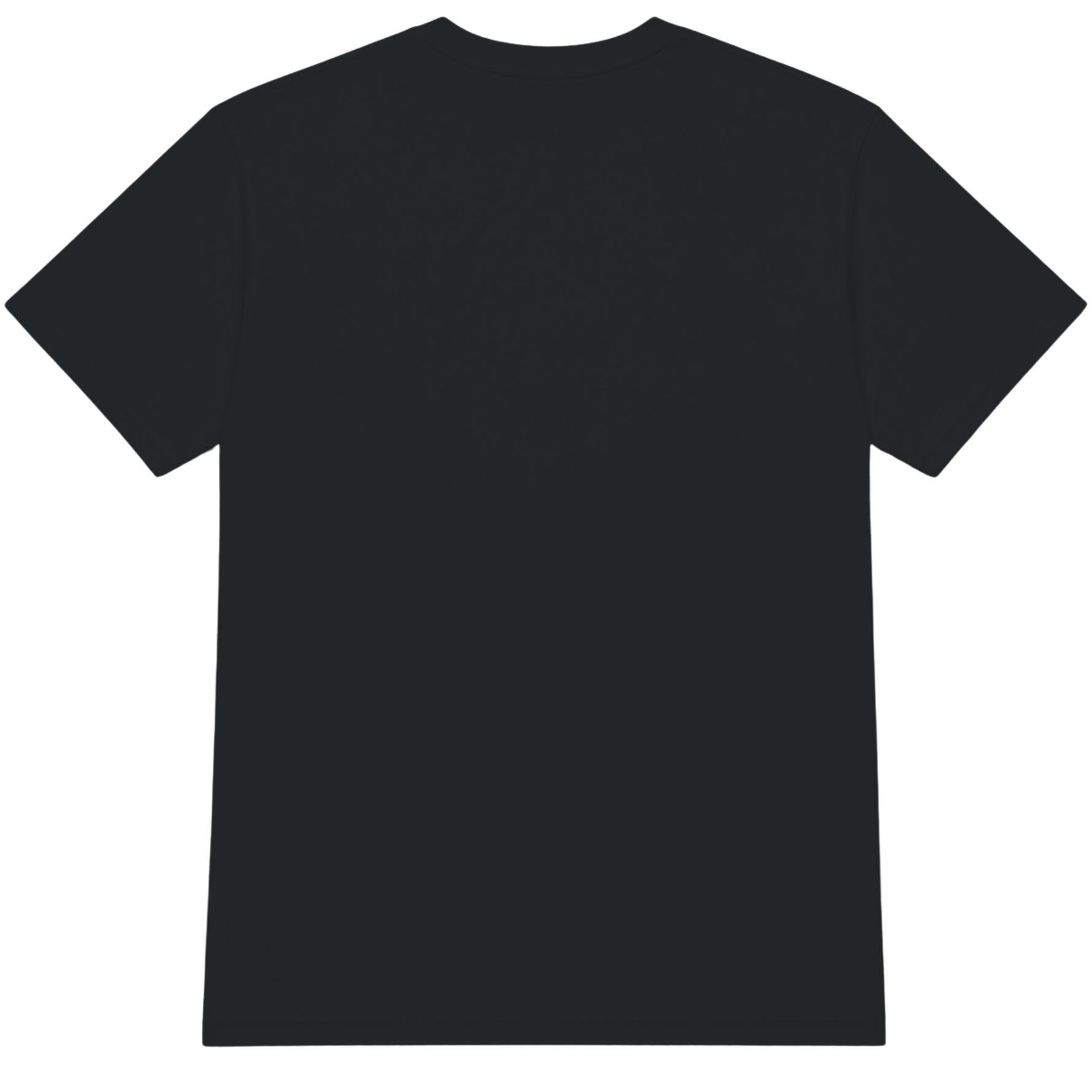 Black Crewneck T-Shirt Back