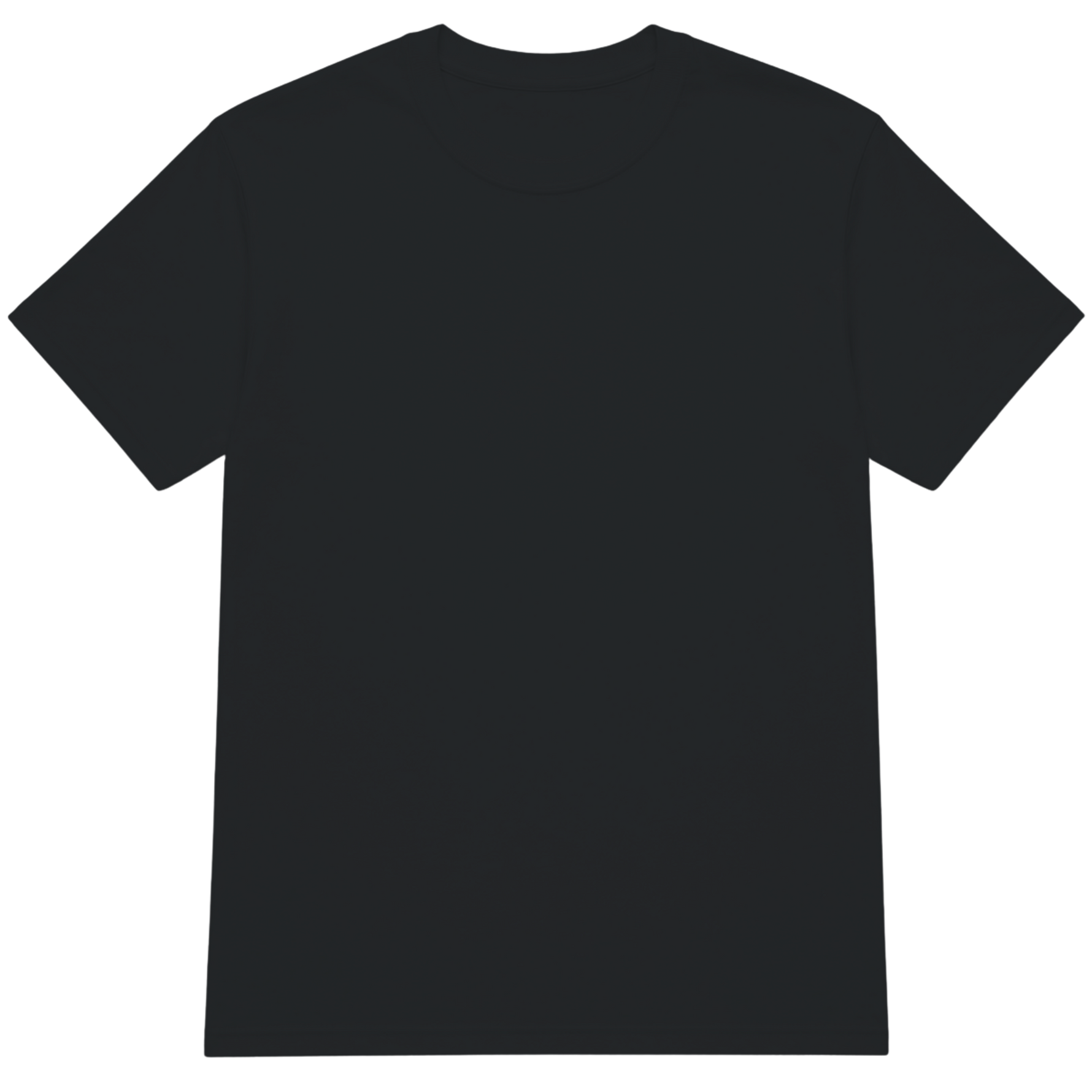 Black Crewneck T-Shirt Front
