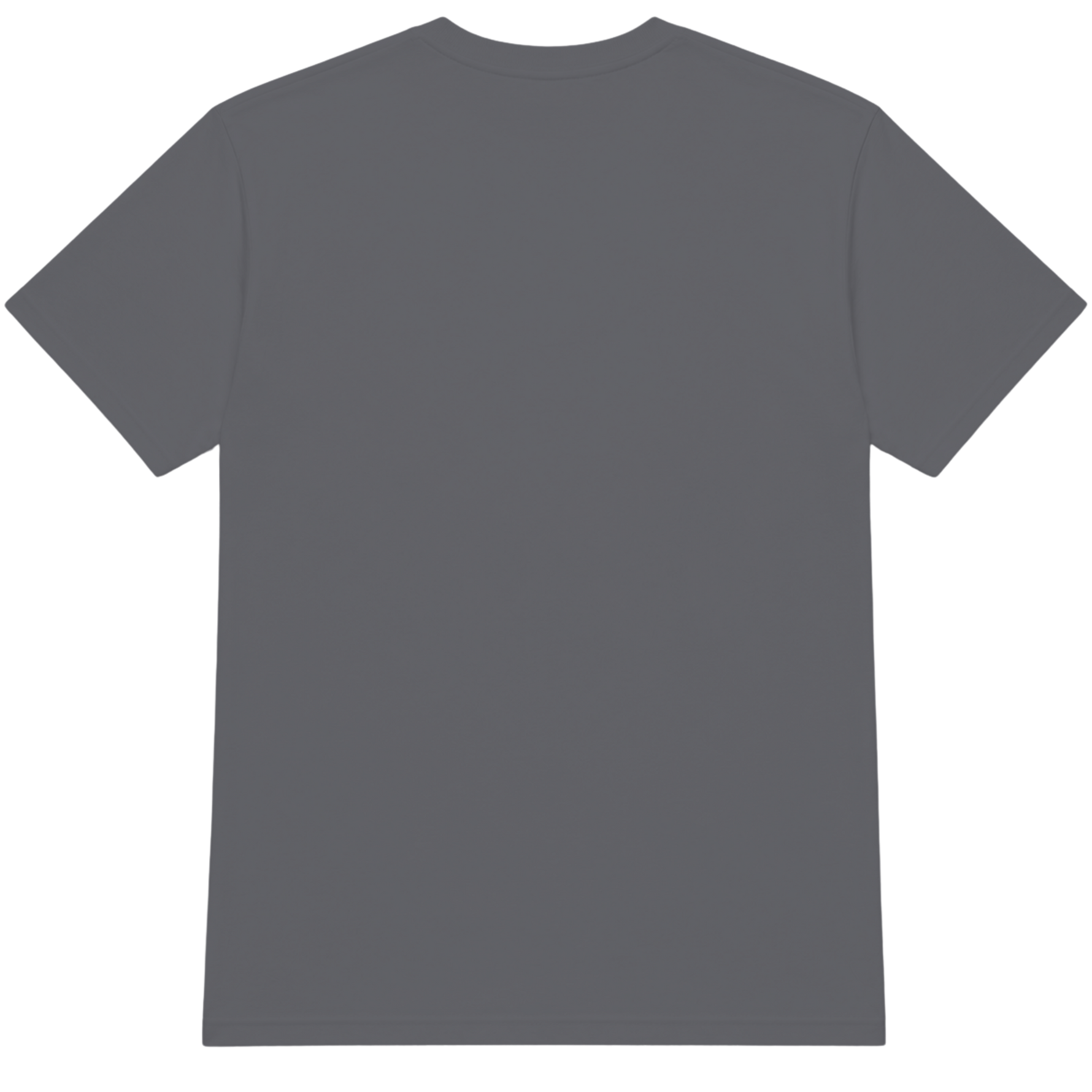 Charcoal Crewneck T-Shirt Back