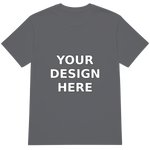 Charcoal Crewneck T-Shirt - Your Design Here
