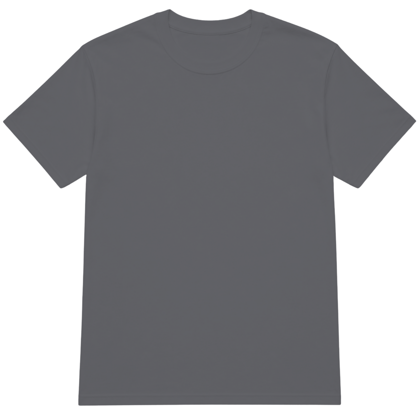 Charcoal Crewneck T-Shirt Front