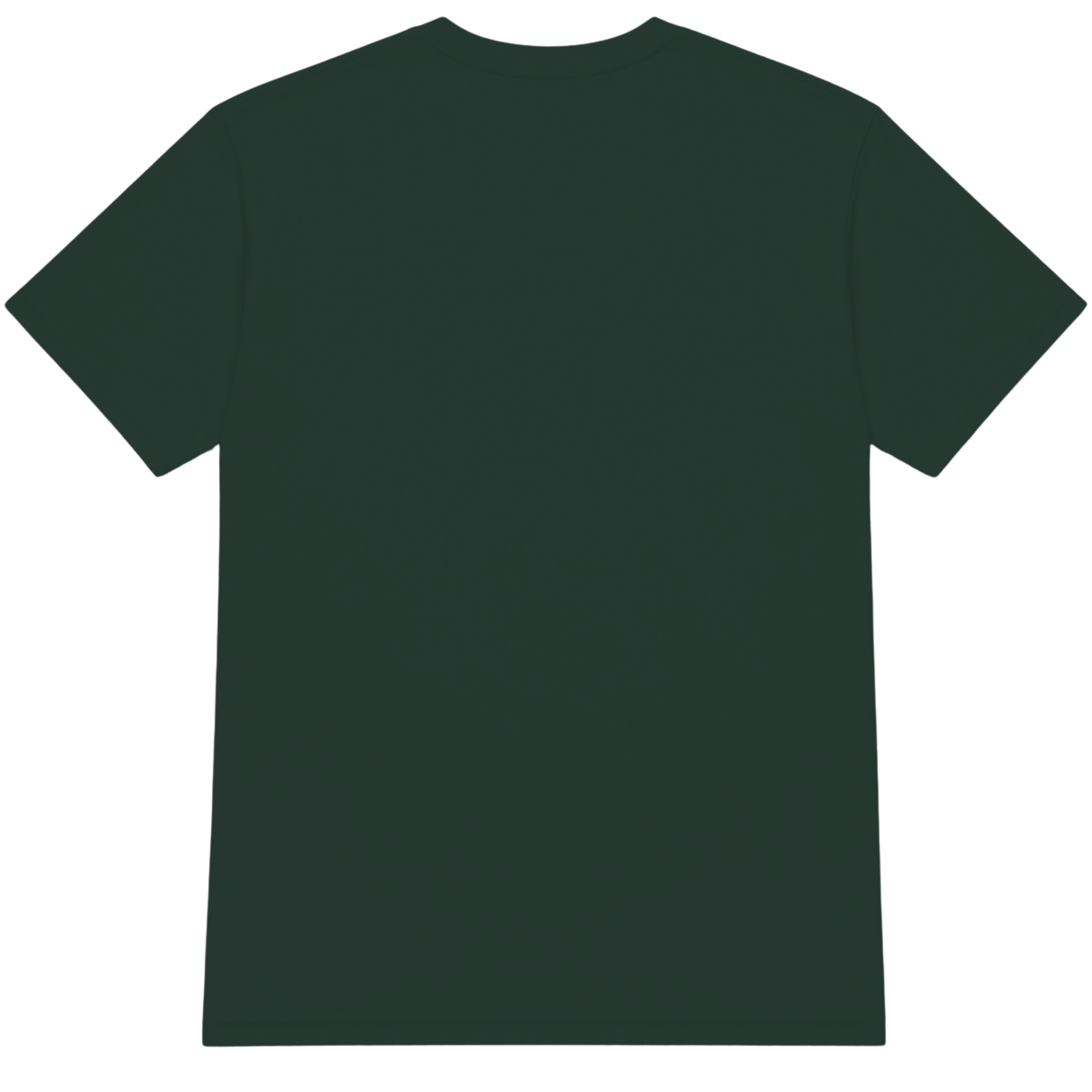 Forest Green Crewneck T-Shirt Back