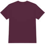 Maroon Crewneck T-Shirt Back
