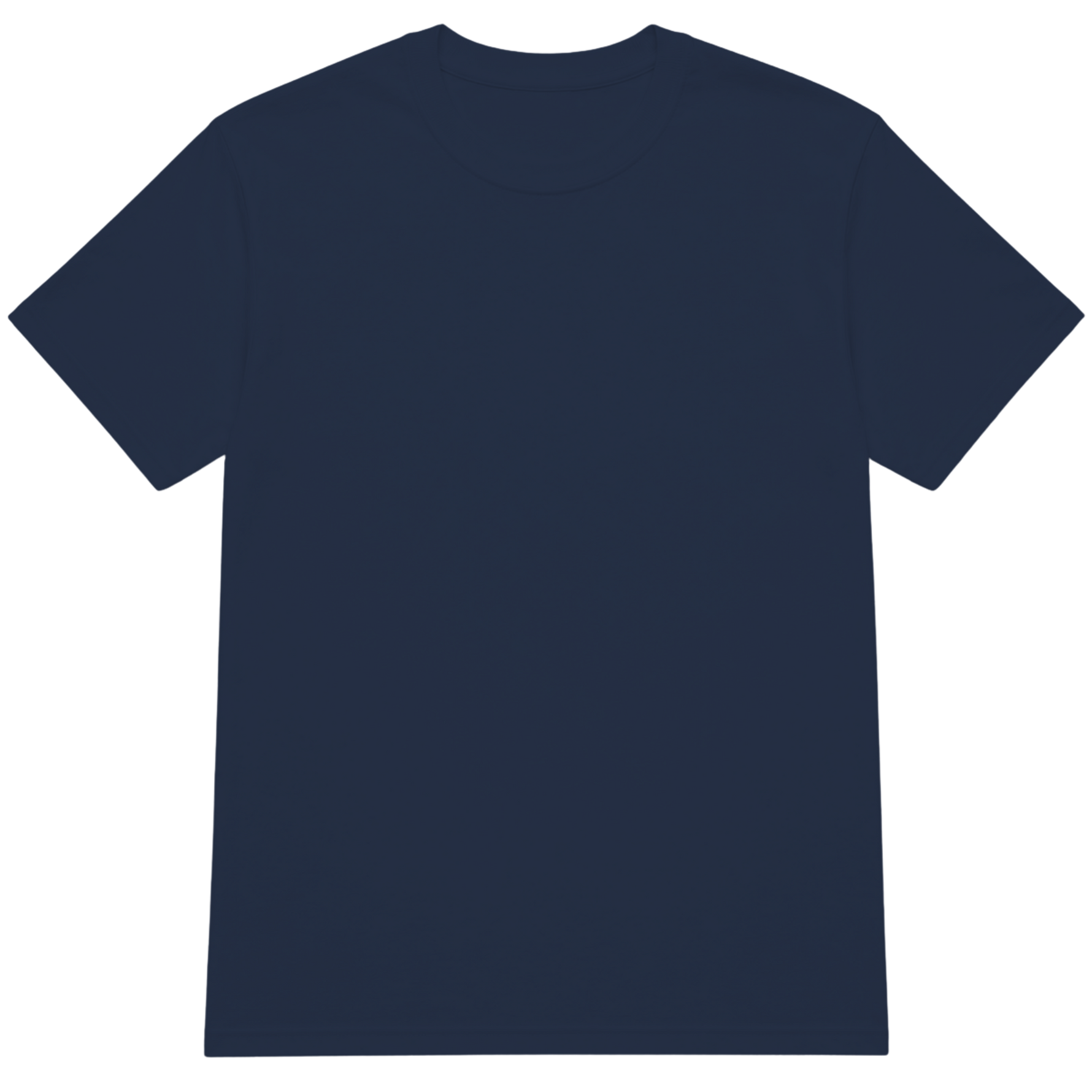 Navy Crewneck T-Shirt Front