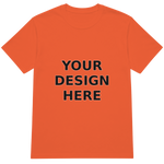 Orange Crewneck T-Shirt - Your Design Here