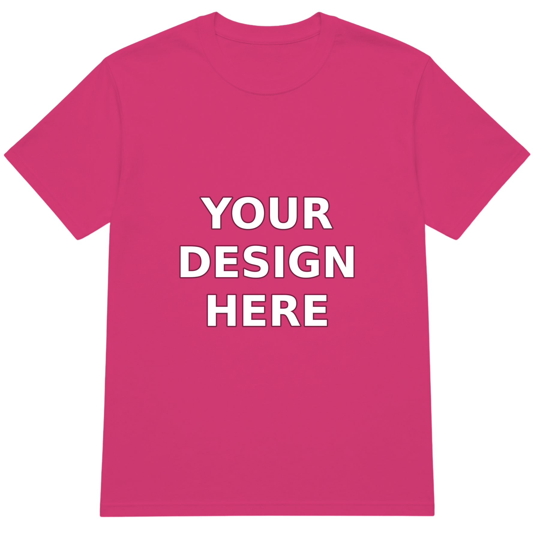 Heliconia Crewneck T-Shirt - Your Design Here