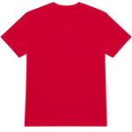 Red Crewneck T-Shirt Back