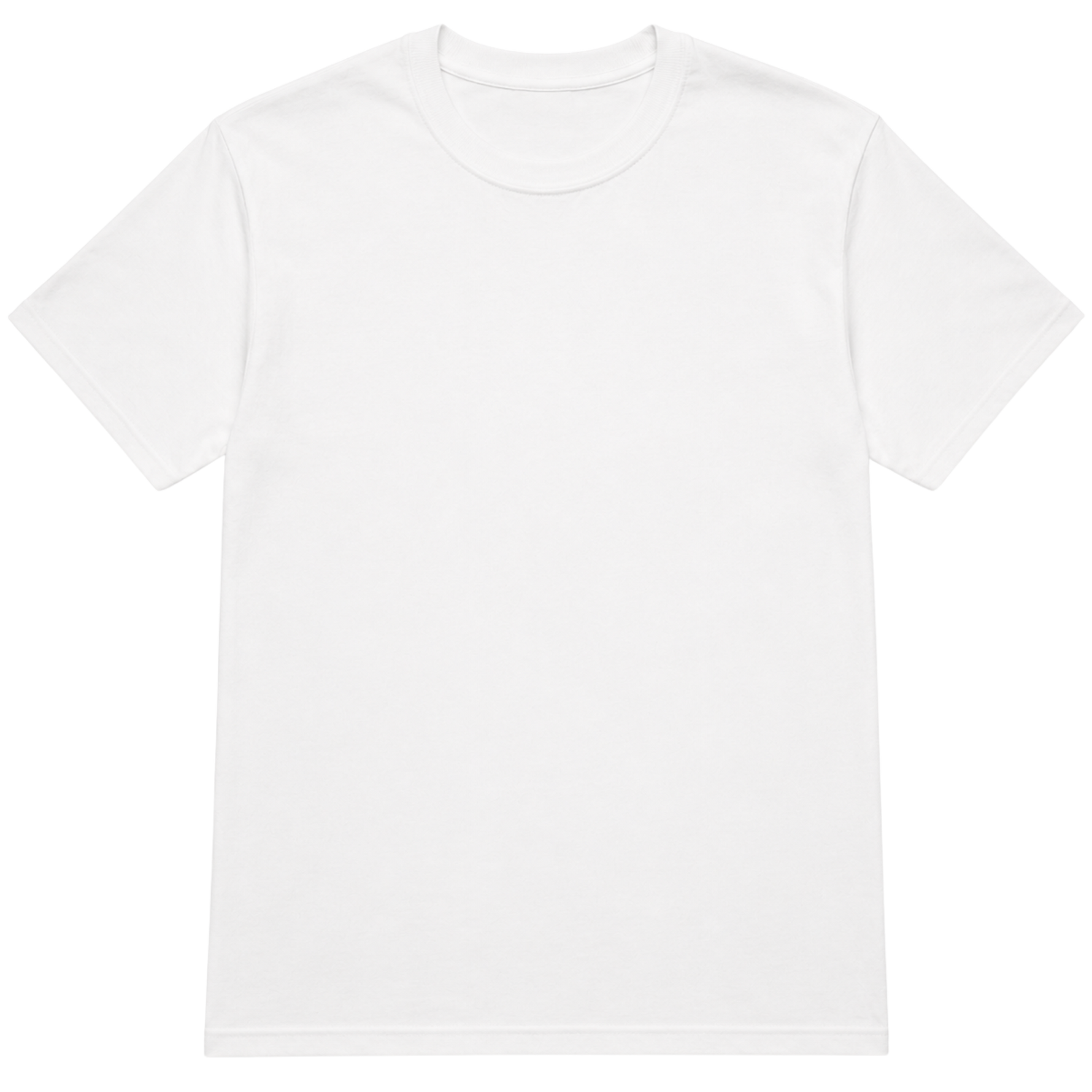 White Crewneck T-Shirt Front