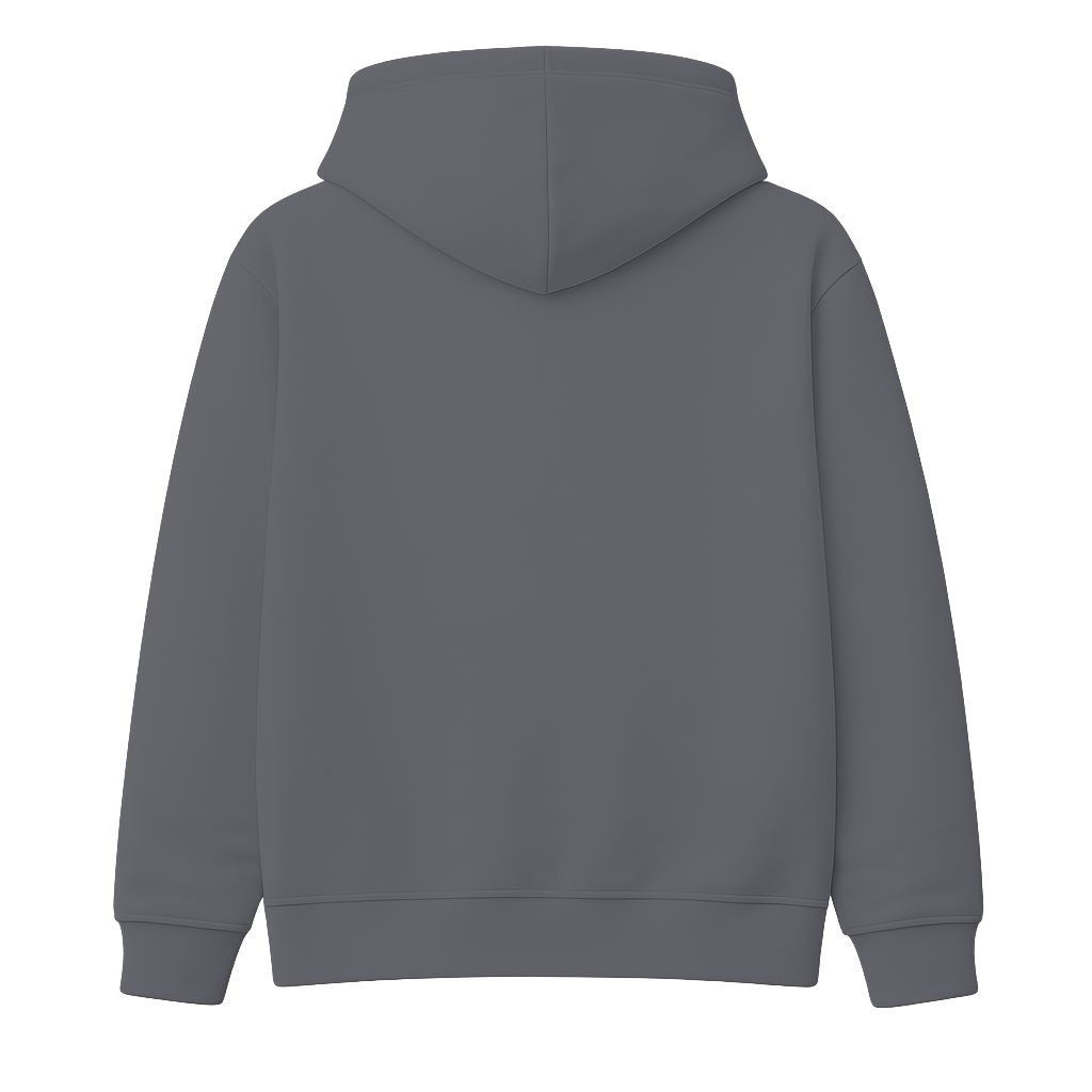 Charcoal Hoodie Back