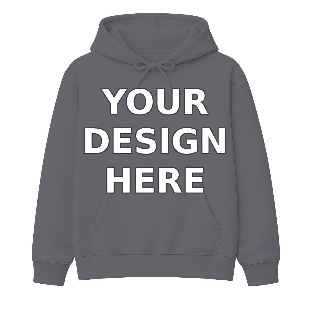 Charcoal Hoodie - Your Design Here