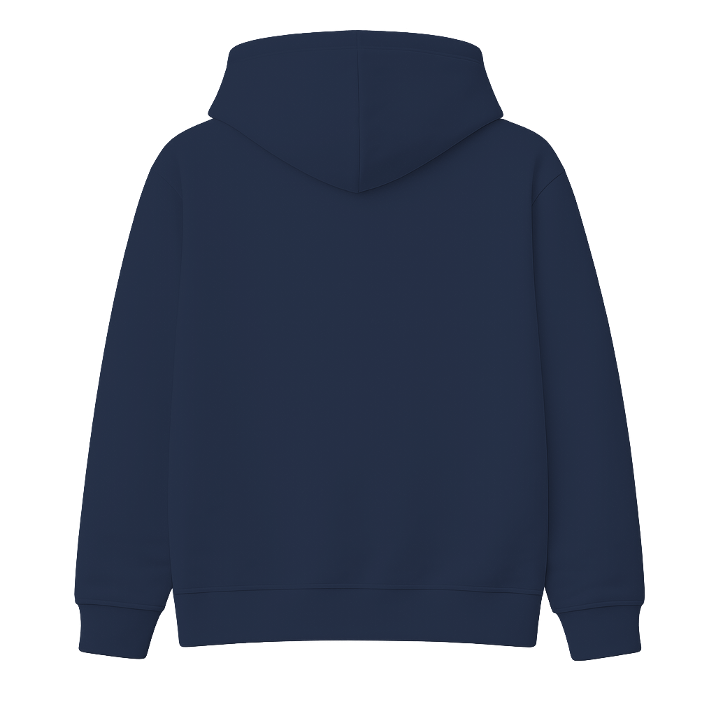 Navy Hoodie Back