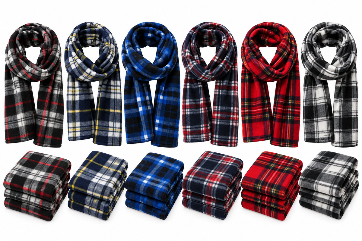 Adult Winter Fleece Scarf