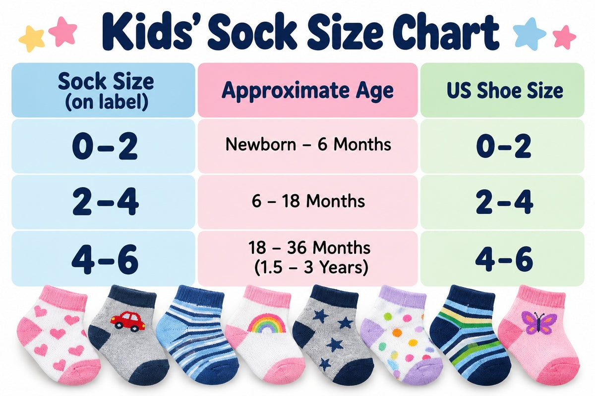 Kids And Toddlers Assorted Socks